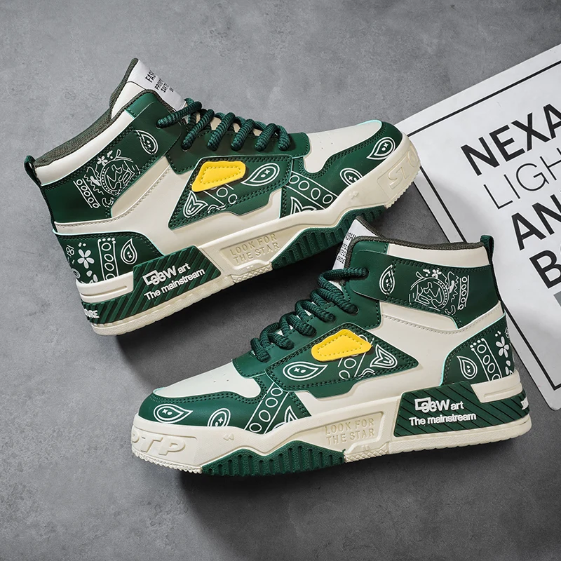 Новые мужские спортивные парусиновые туфли для занятий спортом на открытом воздухе — легкий и удобный дизайн с толстой подошвой для амортизации и поддержки. Идеально подходит для пеших