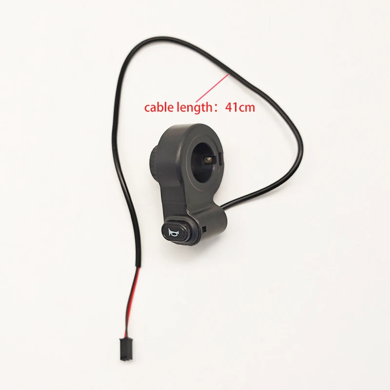Black Single Horn Push Button Switch, Horn Switch for E-Bike, Electric Scooter and Electric Bicycle