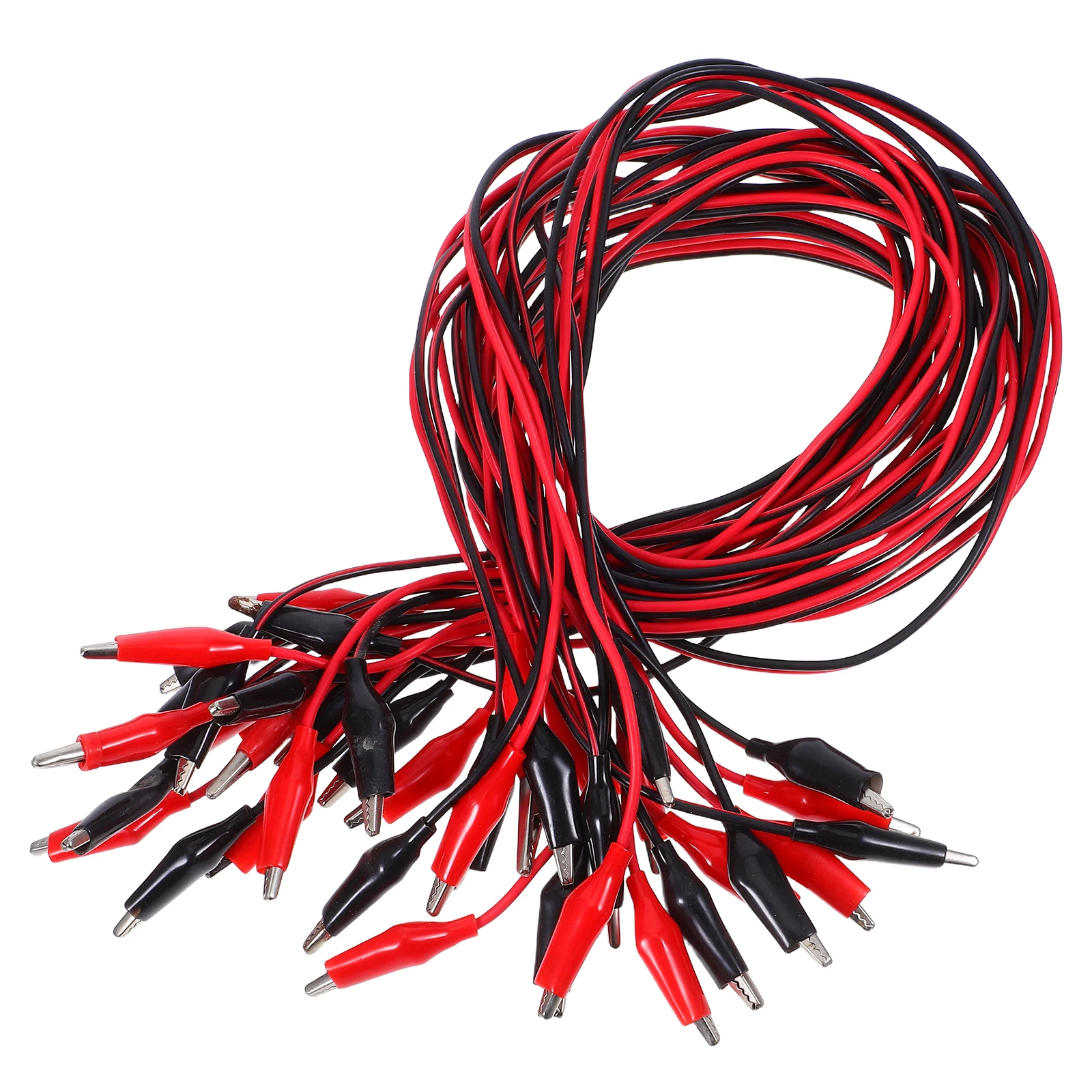 

10pcs Dual-headed Crocodile Clip Wire Jumper Cords Test Wires Connection Wires Electrical Testing Equipment Cable Circuit