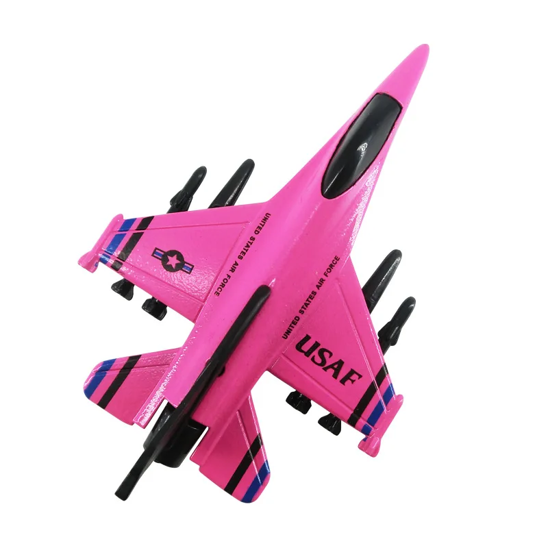 12cm Mini Alloy Metal Airplane Model Plane Diecast Fighter Skipper Aircraft Metal Airplane Model Toy for Boy Christmas Gifts