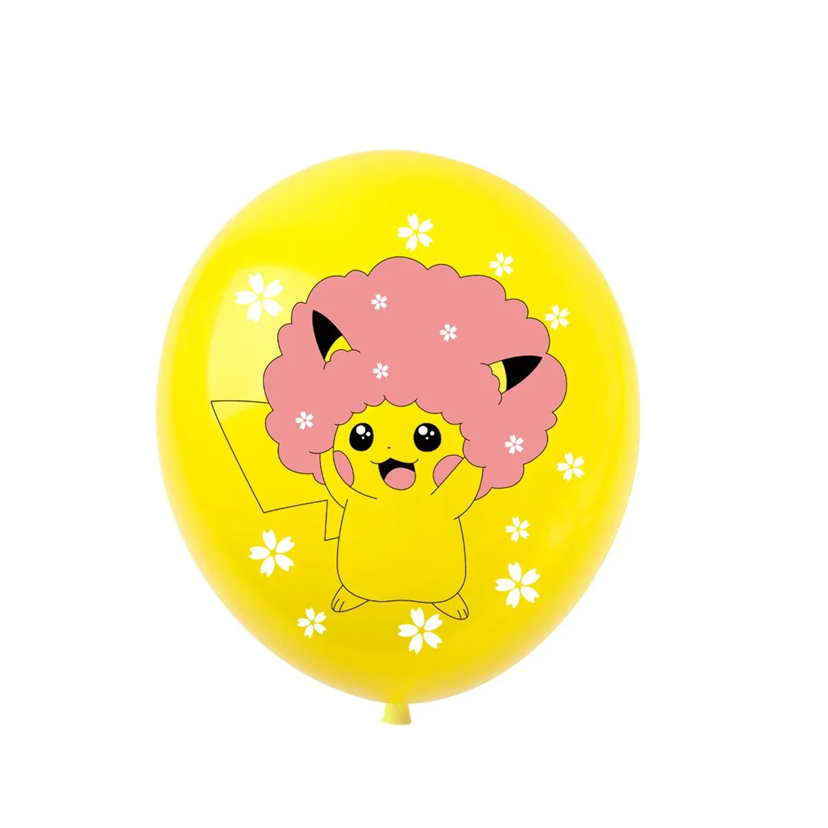 Pikachu Cartoon Anime Theme Birthday Scene Decoration Supplies Party Decorations,Banners,Balloons,Flag Pulling Party Set