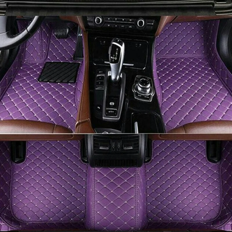 

Custom Car Floor Mats For ‌Chrysler 300 300C 300S 2006-2021 Fashion Waterproof Interior Accessories Auto leather Carpet Foot