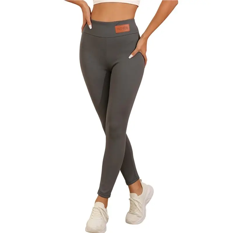 Women's High Waist Fleece Lined Slim Fit Leggings Eco-Friendly