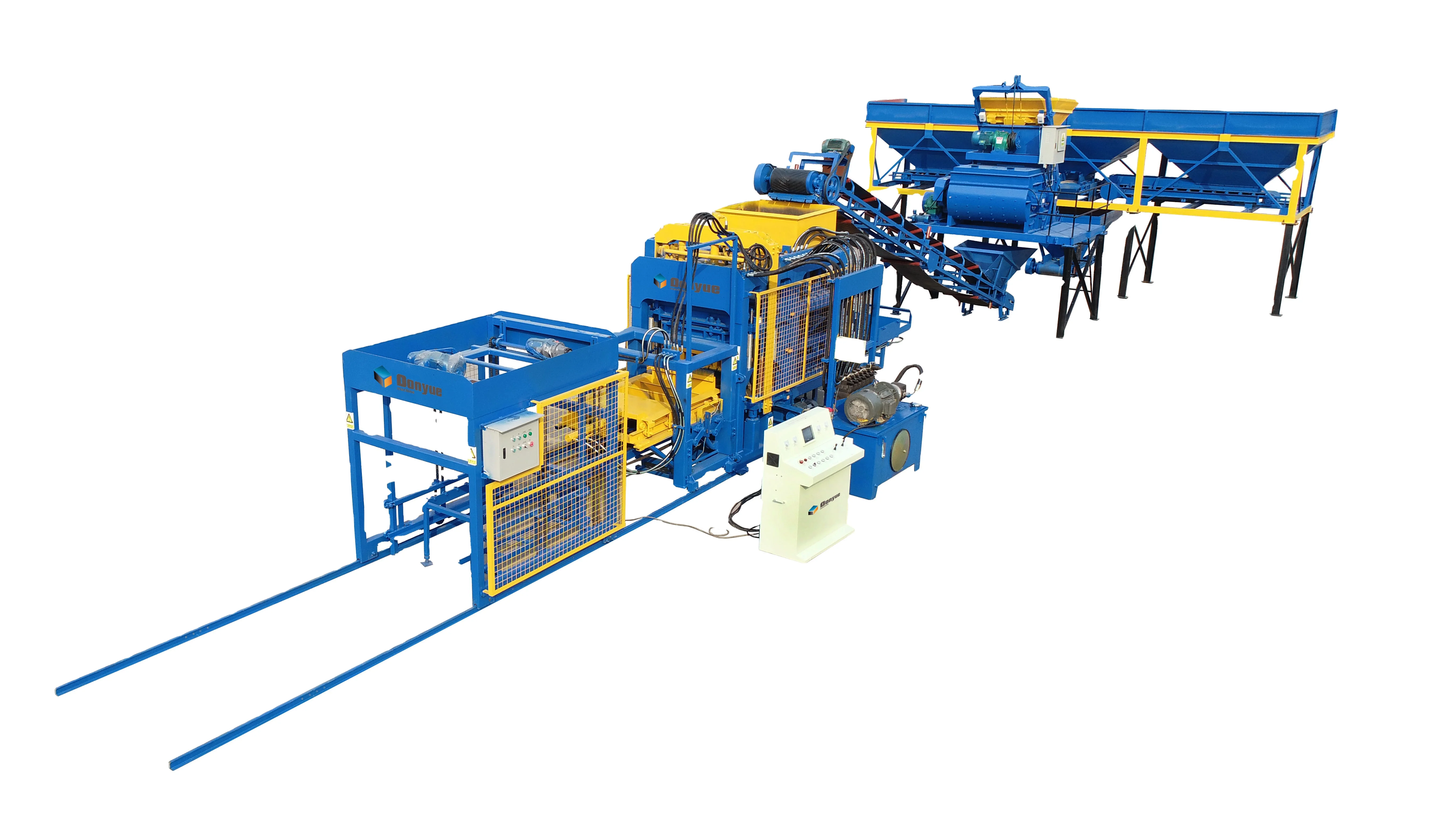 Concrete Block Making Machine QT6-15 Block Moulding Machine