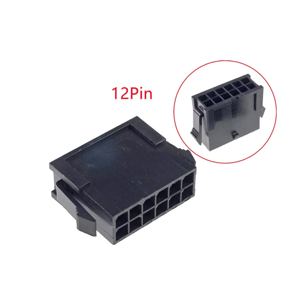 100 Pcs Micro-Fit 3.0 MM Connector Plug Housing 2 4 6 8 10 12 14 16 18 20 22 24 Circuit Receptacle Shell Power Cross Molex 43025