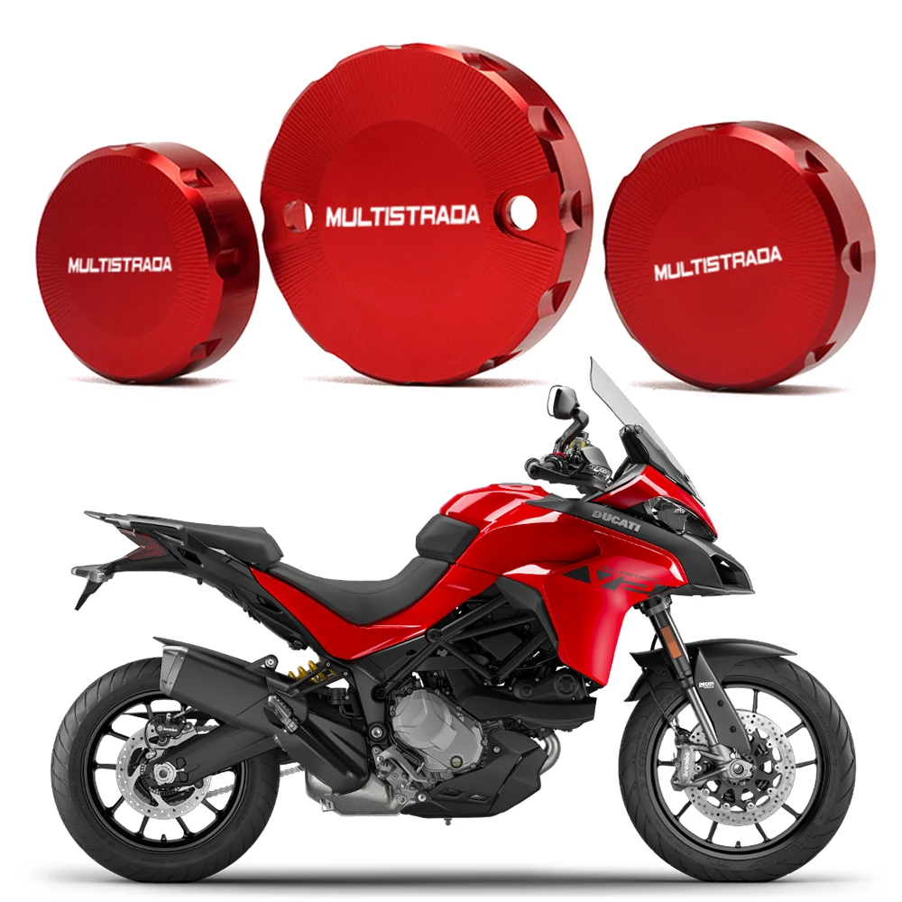 Per Ducati Multistrada 950 1100 1200 1260 1200S 1260S V2 V4 Multistrada Coperchio del serbatoio del liquido del serbatoio del freno anteriore di alta qualità