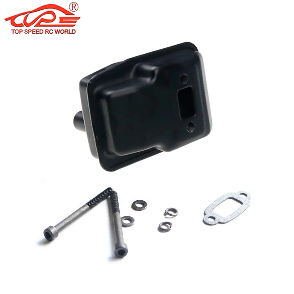 Muffler for 23cc-30.5cc Engine Parts for 1/5 MCD REDCAT RCMK HPI ROFUN ROVAN KM BAJA LOSI 5IVE T FG ENGINES TRUCK RC CAR PARTS