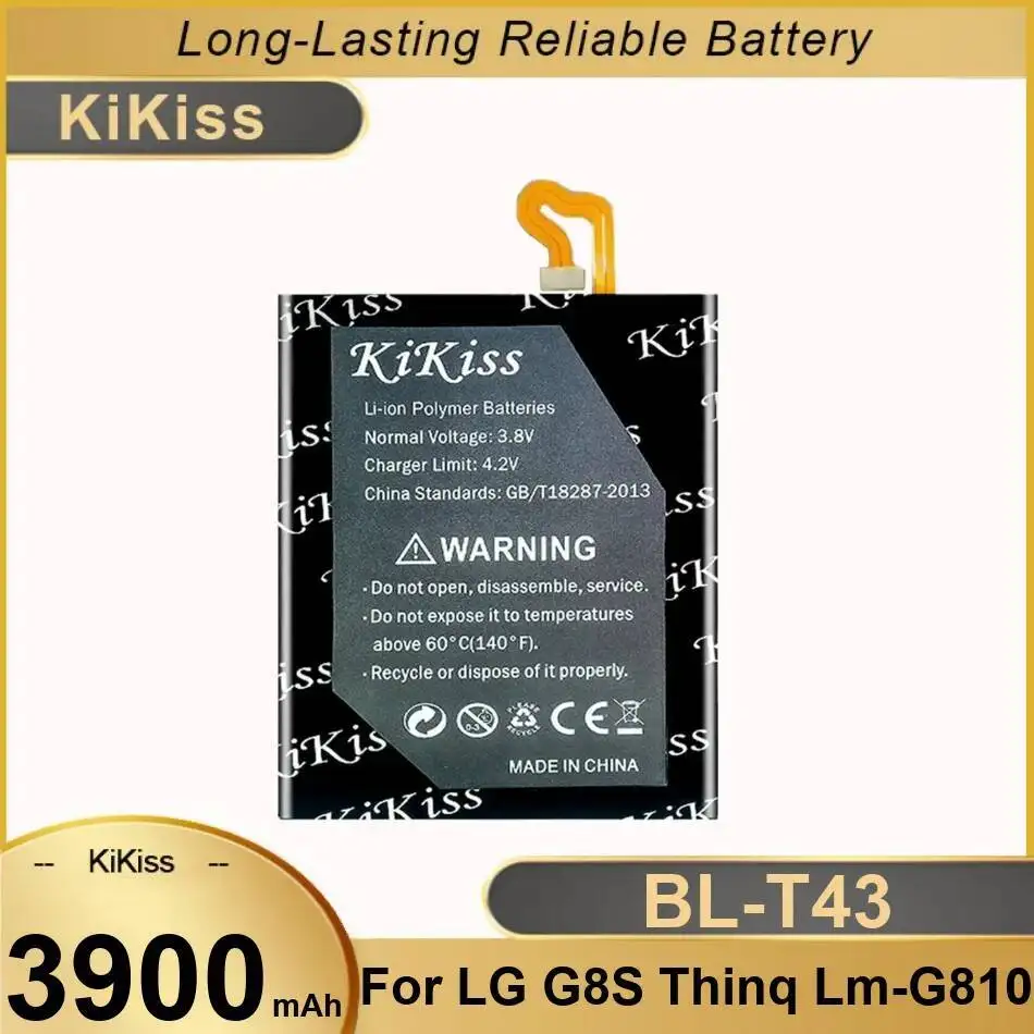 

Долговечный аккумулятор для мобильного телефона LG G8S Thinq LM-G810 3900 мАч BL-T43