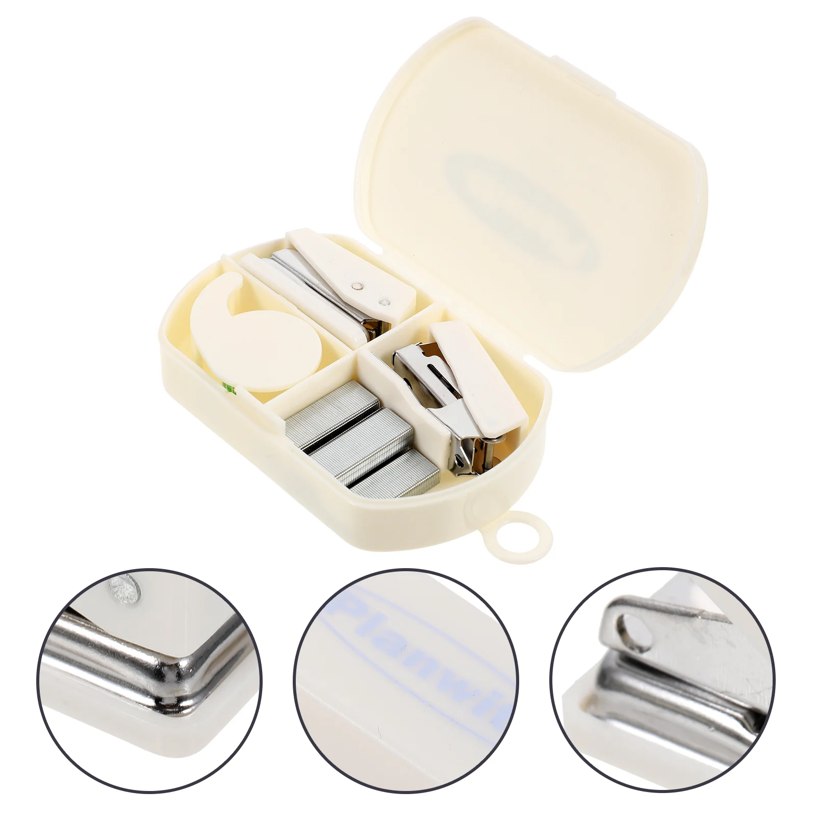 

Standard Staples for Stapler Hand Tool Box Mini Binder Kit Toolkit White Student Tape