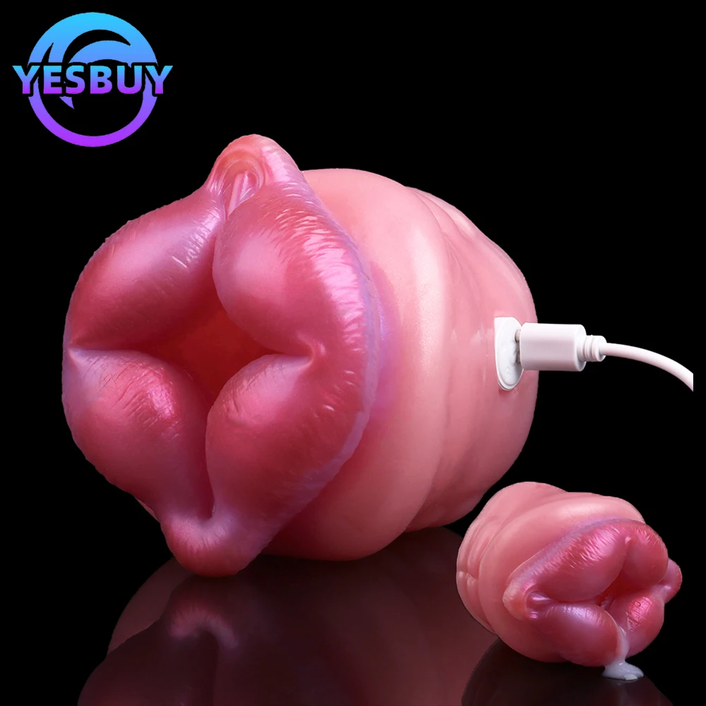 

YESBUY Fantasy Male Masturbator Fetish Animal Stroker Vibrating Penis Trainer Realistic Vaginal Pocket Pussy For Men Adult 18+