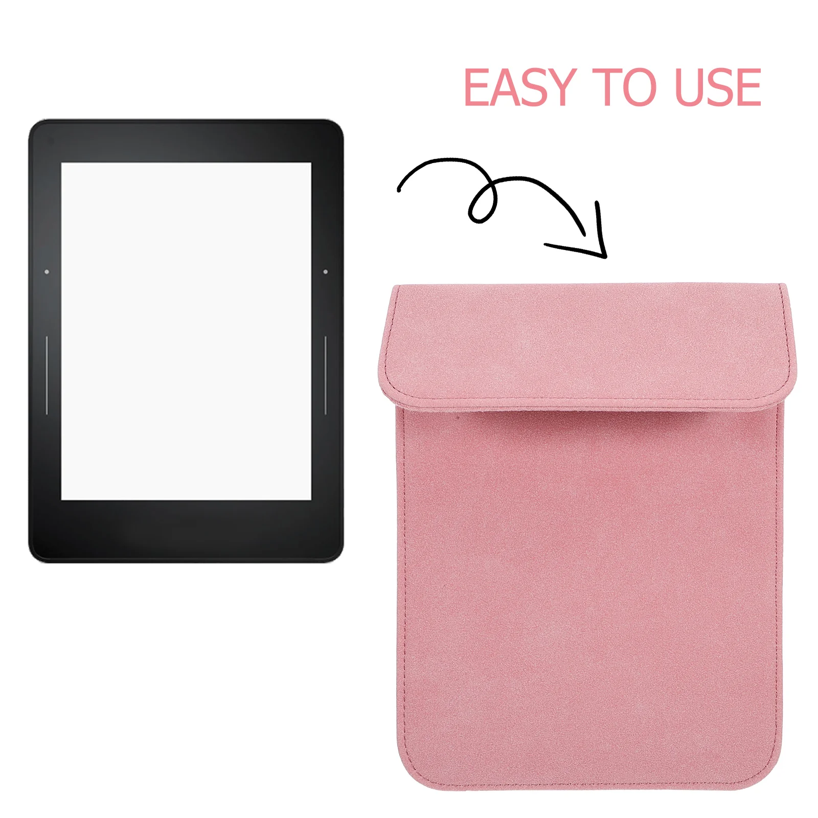 

Ebook -reader Cover for Electronic Tape Back Pu Daily Use Ebooks E-books Protective