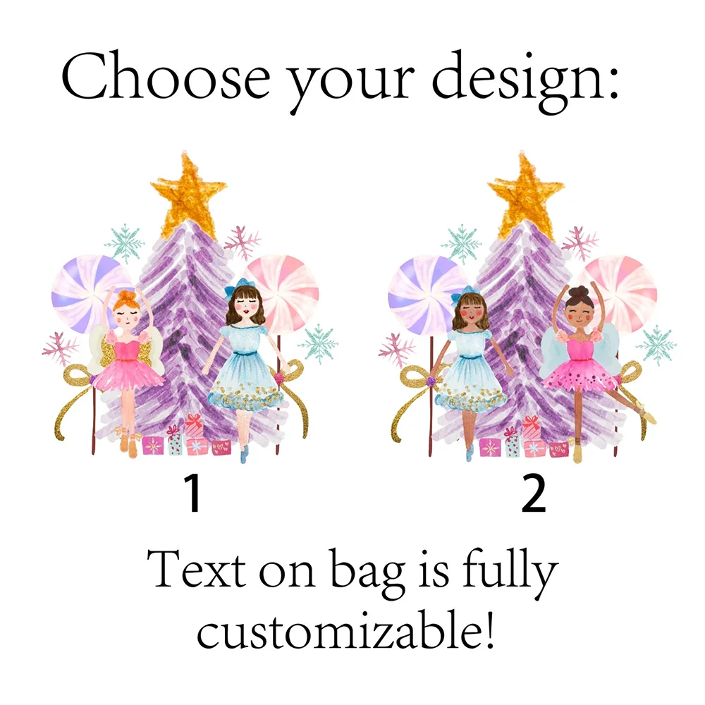 حقيبة مكياج مخصصة لفتاة راقصة الباليه هدايا عيد الميلاد للأطفال حقيبة تخزين لطيفة لعطلات الشتاء حقيبة أدوات الزينة للسفر