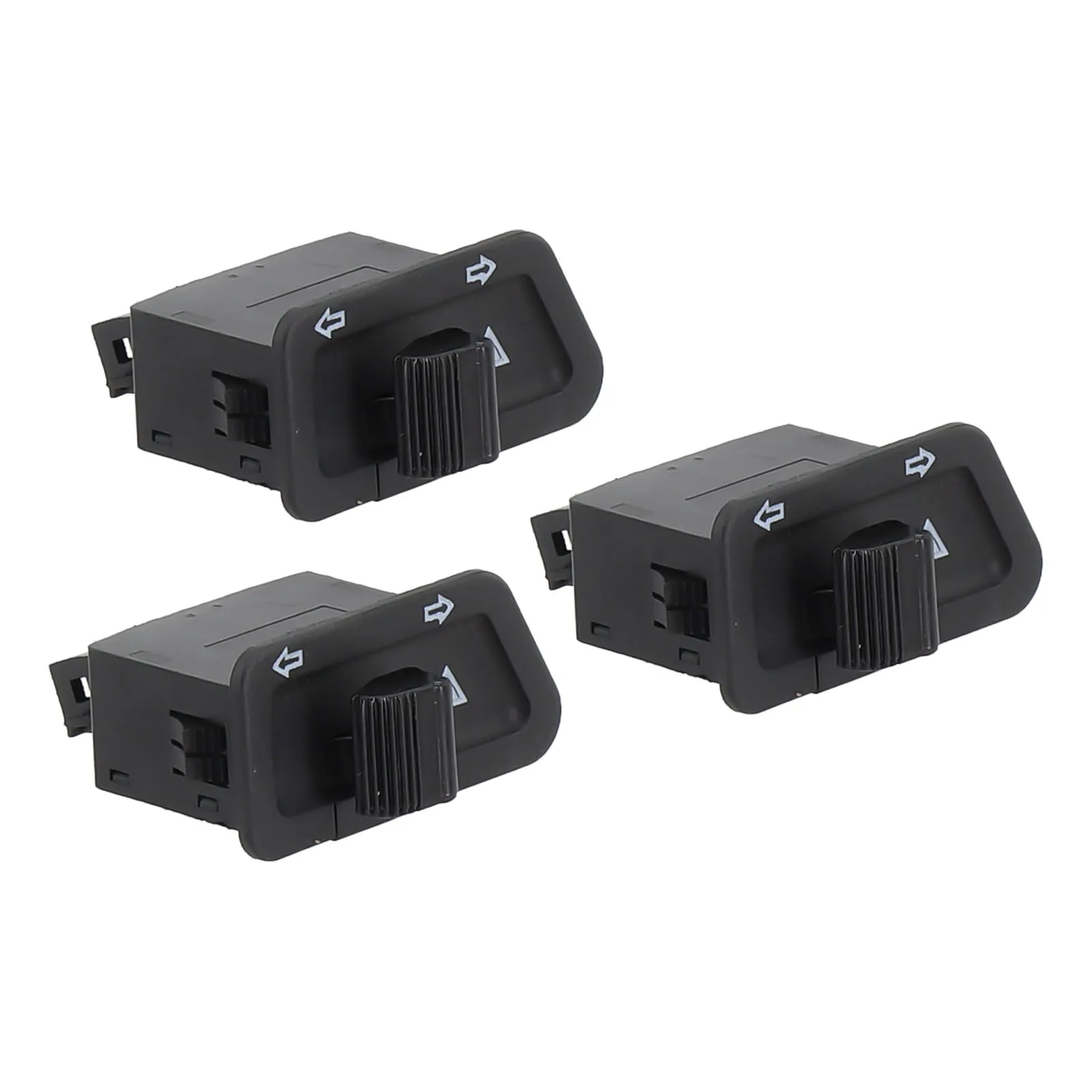 

3 шт./компл. для мотоцикла, 3-контактная модифицированная кнопка включения сигналов поворота с двойной кнопкой вспышки, удобный дизайн, пластик