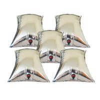 5Pcs Emergency Water Bag 10L Lightproof Composite Film Water Canister Foldable Canister Tap Used in Storage Criss