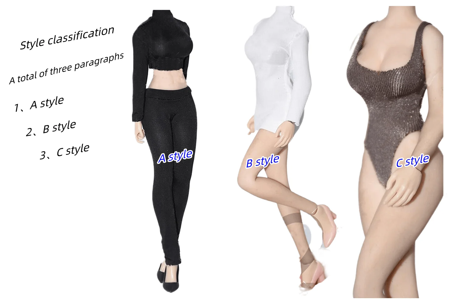 1/12 Female Soldier Model Ice Silk Tights Swimsuit Colorful Sexy Dress Socks 6Inch Action Figure Body Doll