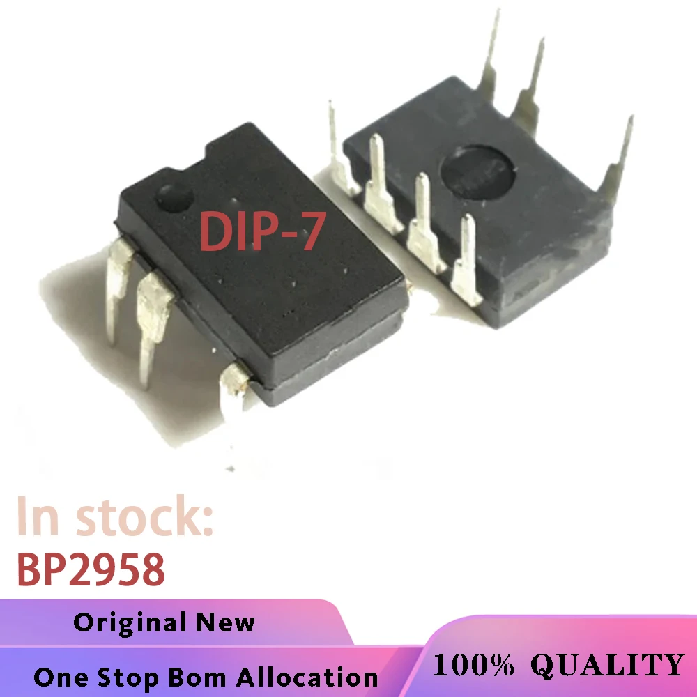 

(10PCS)100% New BP2958 DIP-7 Chipset