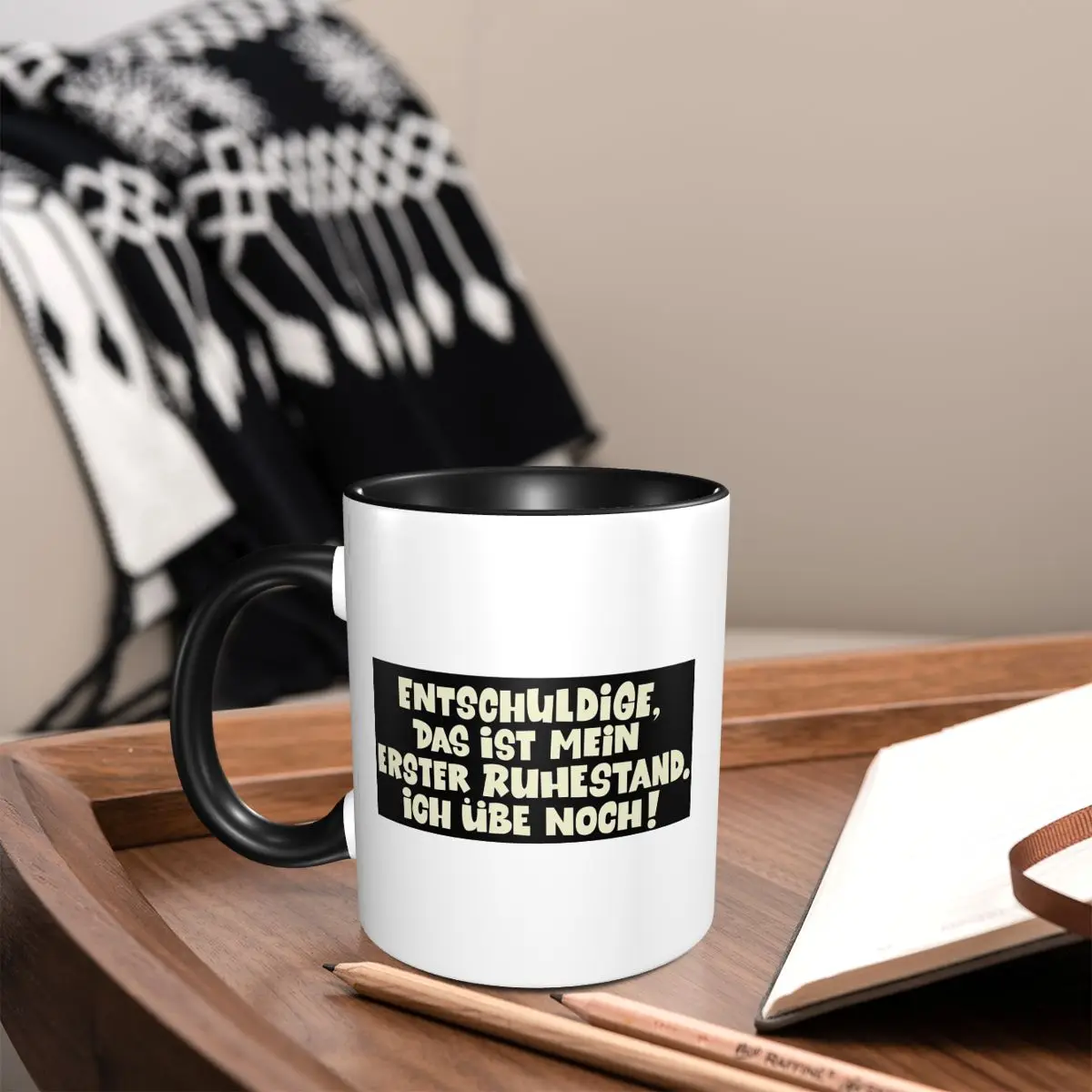 Loriot Pappa Ante Portas This Is My First Retirement Mug Ceramic Coffee Cups Tea Mugs Milk Cup Drinkware Gift for Woman Man