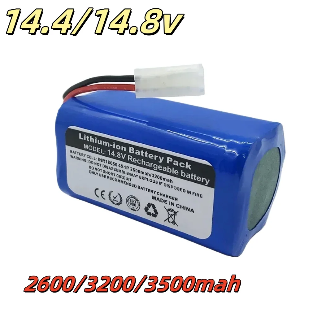 

. Li-ion Battery Pack 14.8V 2600mAh 3200mAh 3500mAh For XIAOMI MIJIA Mi Robot Vacuum-Mop Essential G1 MJSTG1