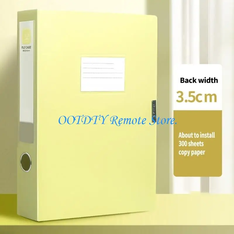 

High Capacity File Sorting Box Waterproof Documents Organiser Storage Box Hold 300 Sheets For School Office Supplies