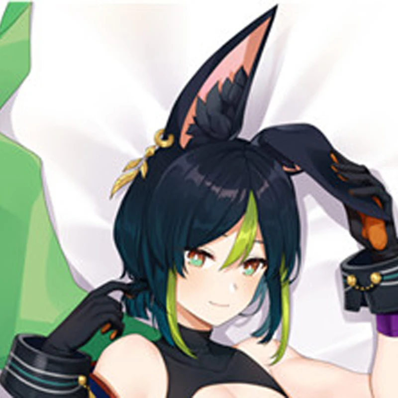 

Наволочка для подушки в стиле аниме Dakimakura Tighnari с двусторонним принтом в натуральную величину, подарки