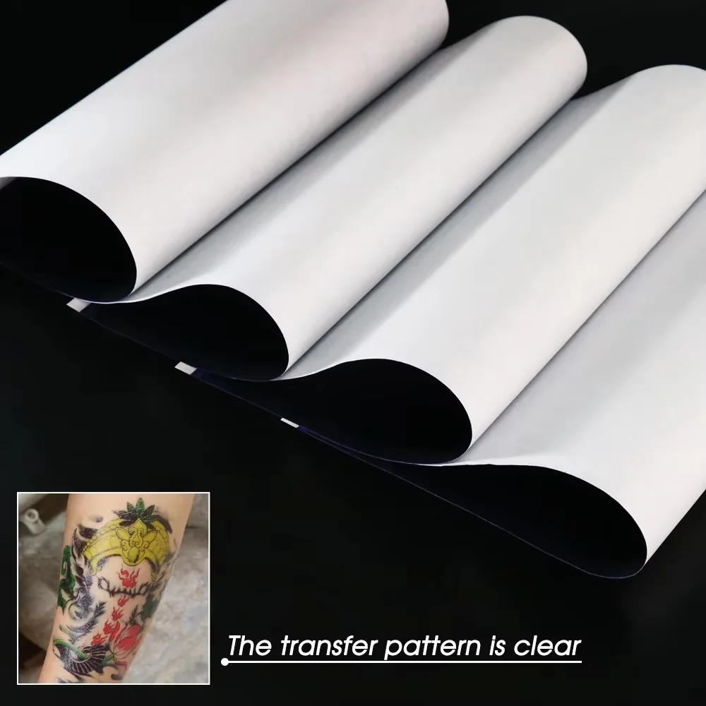 10/25/50/100pcs Spirit Tattoo Stencil Transfer Paper A4 Size Classic Thermal Copier Paper for Body Art Tattoo Supplies