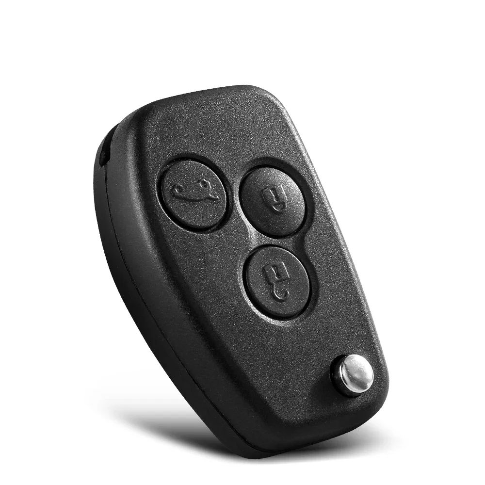 KEYYOU 206 VAC102 Modified Flip Folding Car Key Shell Case 2/3 Buttons For Renault Duster Logan Fluence Clio Kangoo Sandero