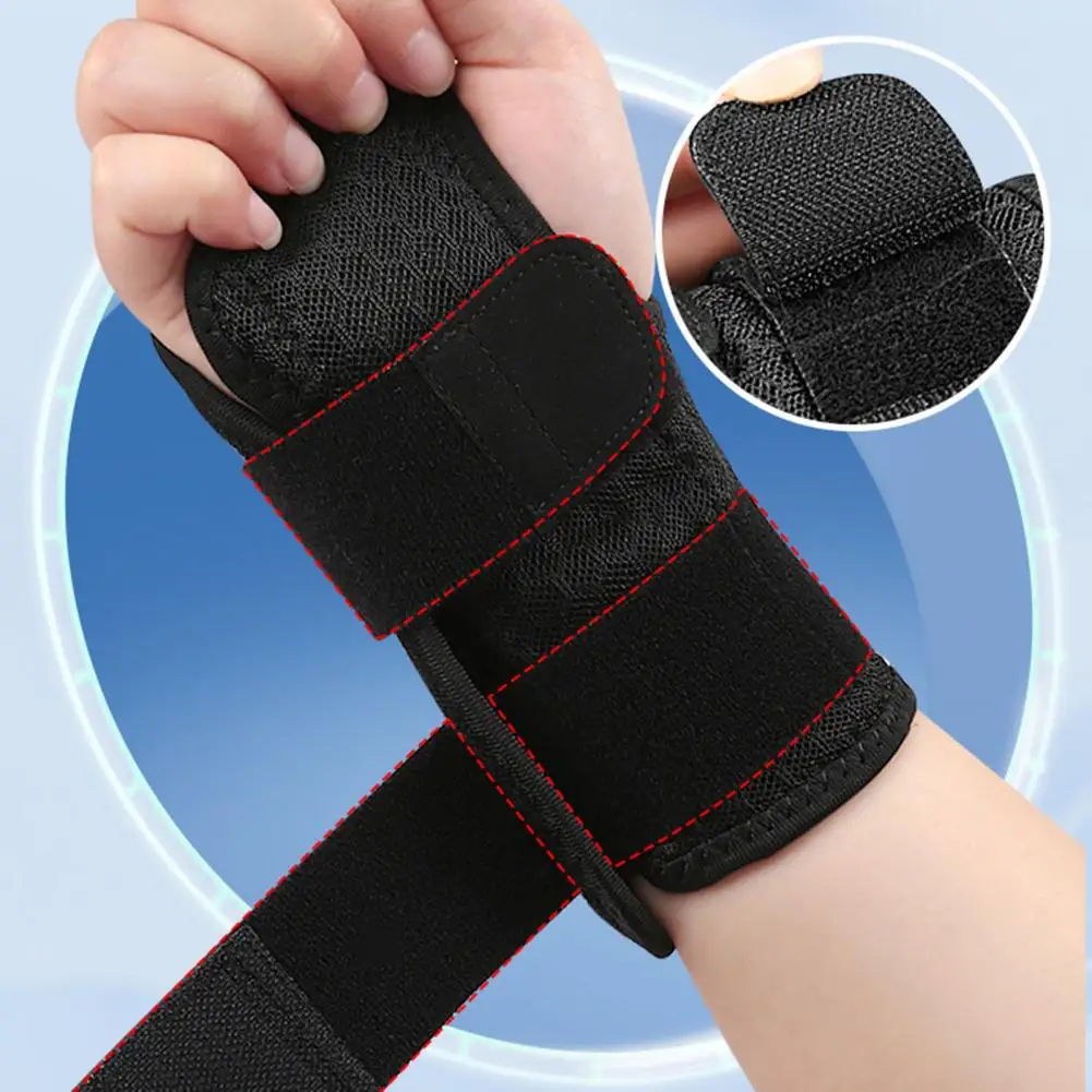 

Wrist Guard Adjustable Compression Wrist Brace with Thumb Hole Design for Carpal Tunnel Relief Breathable Support for Pain