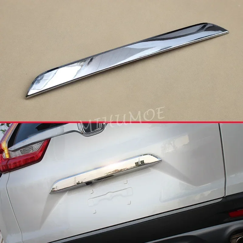 Glossy Chrome Trunk Molding Tailgate Trims Stylish For Honda CR-V CRV 5th 2017-2022 Accessories