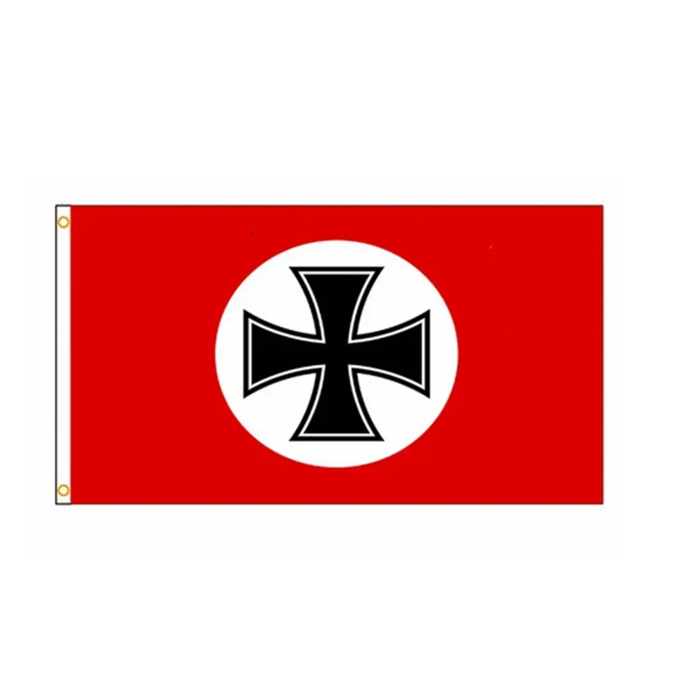 German Empire Reich Iron Cross Flag Outdoor Decoration 90X150Cm Polyester