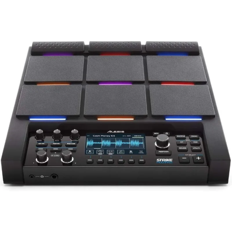 Strike Multipad - 9-Pad Percussion Instrument with Sampler, Looper, 2 Ins and Outs, Soundcard, Sample Loading