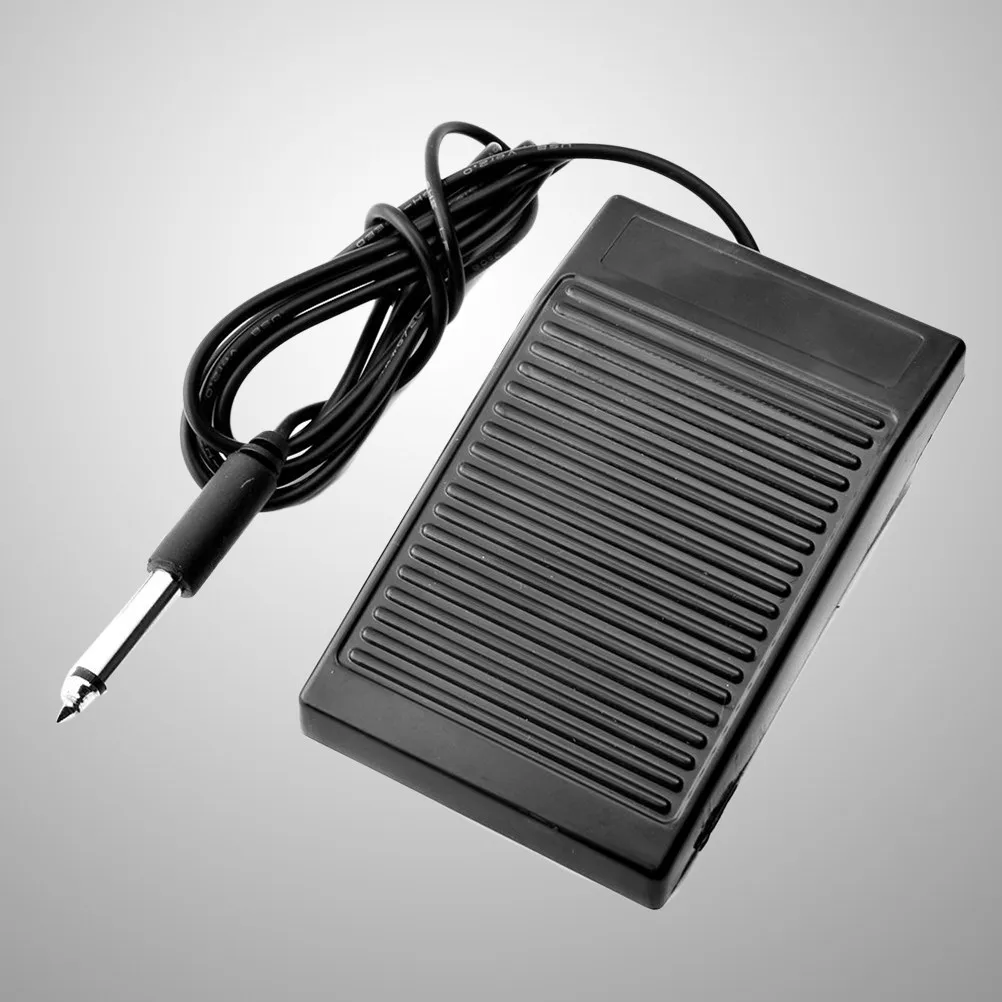 

Miniature Foot Pedal for Tattoo Machine Power Supply High Stability Current Digital Dual Compact Size Black