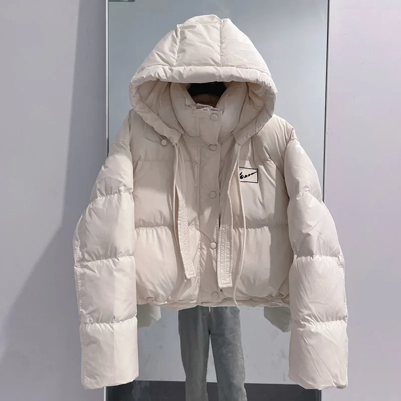 Short Down Jacket Female Winter New Street Style Loose Casual Bread Clothing Fashion Thickened Jacket