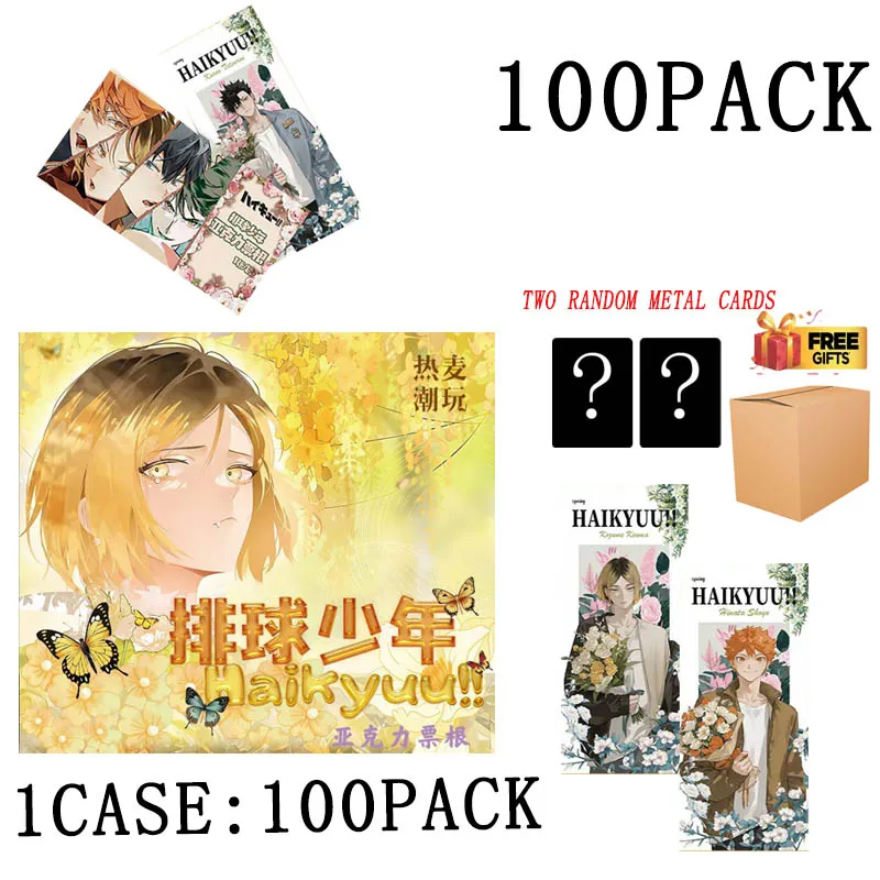 

Remai Wenchuang Wholesale Haikyuu Collection Cards Booster Box "Summer Flowers" Series Acrylic Stamp Kids Playing