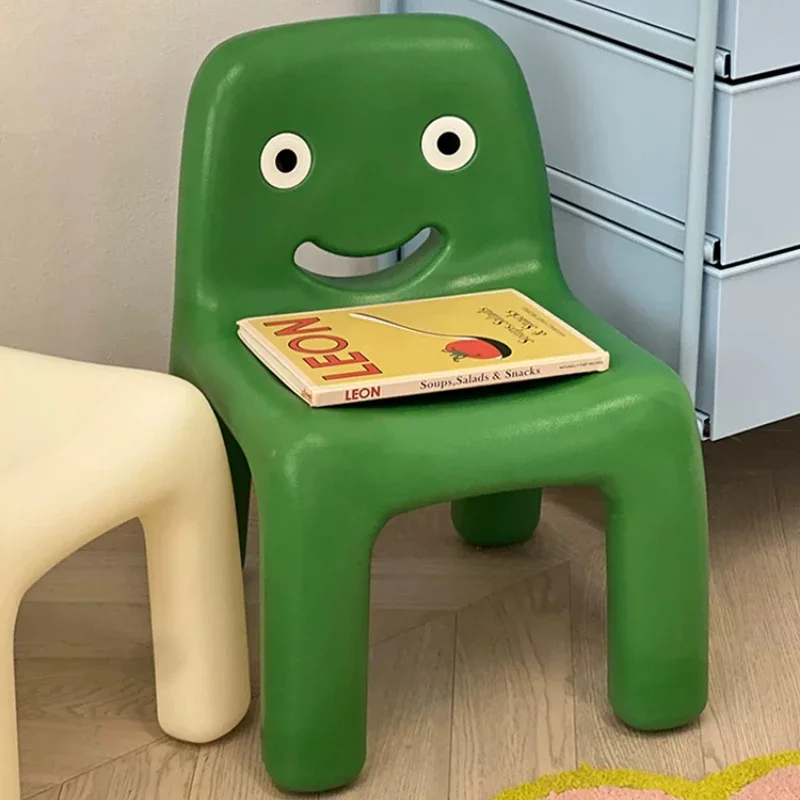 Living Room Ins Smiley Chair Backrest Chair Writing stools Study Stool Pupils Plastic Environmentally Friendly PE Plastics Chair