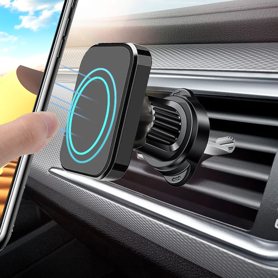 Magnetic Phone Holder for Car Mount Flexible & Stable Air Vent Phone Car Mount Phone Bracket For iPhone Samsung Xiaomi