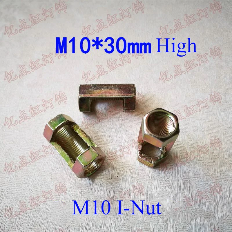 I Nuts Open Nut M4 M6 M8 M10 M12 Tooth Tube Adapter Iron Outlet Connector Hexagonal Female Female Screw DIY Lighting Accessories