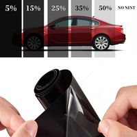 1Roll 300X50cm Car Window  Film VLT 5%-50% Scratch Resistant Sun Shade Window Film Solar UV Protection Films for Windshield