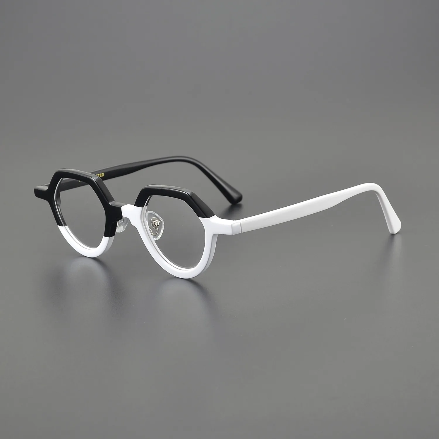 

Lady High Quality Acetate Optical Spectacle Frame Fashion Colorful Spring Hinge Glasses Frame Men Retro Flat Mirror