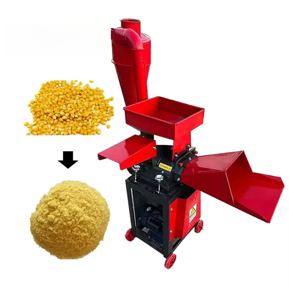 Best Selling Animal Feed Chaff Cutter Crusher Machine New Condition Silage Grass Mill Machine