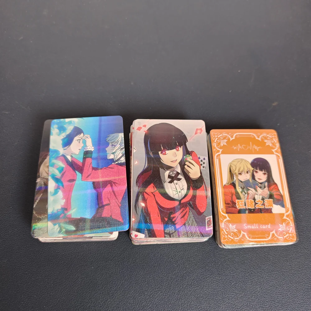 100 Pc/set Kakegurui: Compulsive Gambler Manga Laser Lomo Card Album Comic Characters Photocard Fans Collection Cards
