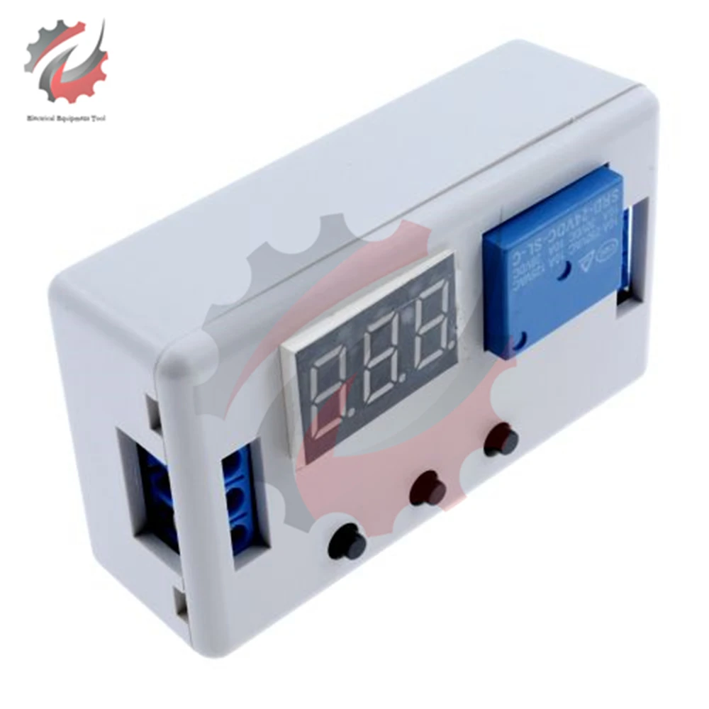 12V 24V LED Digital Display Automation Delay Relay Trigger Time Circuit Timer Control Cycle Adjustable Solid State Relay Module