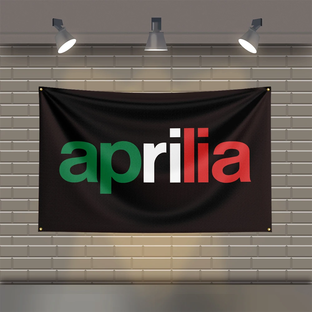 3x5 Ft A-Aprilias Racing  Flag Polyester Printed Cars Flags for Room Garage Decor