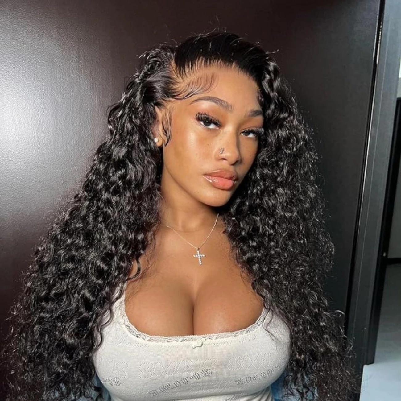 

Парик из натуральных волос 220% плотности, 40-46 дюймов, с глубокой волной, 13x6 HD Lace Front, с эффектом свободной водной волны, кудрявый, 13x4 Lace Frontal, 7x6, готовый к носке