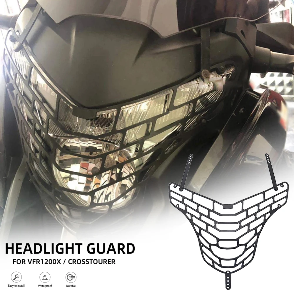 For Honda VFR1200X / Crosstourer 2012-2015 NEW Motorcycle Headlamp protective grille protective cover black grille Accessory