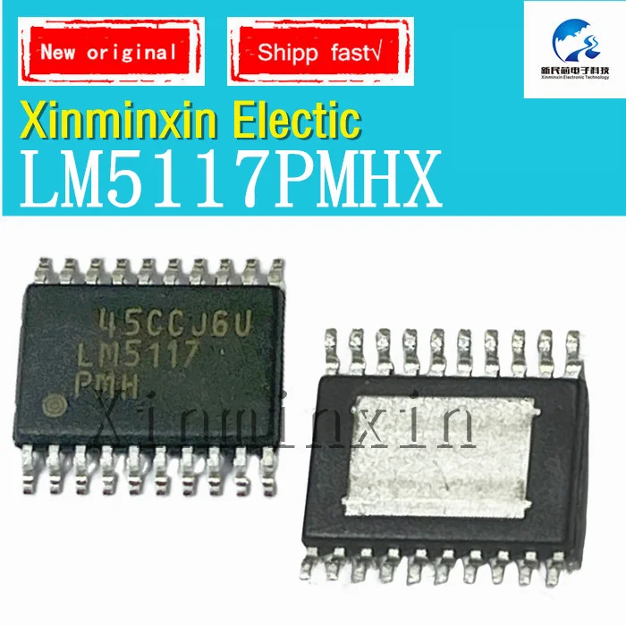 Chip original HTSSOP20 IC, em estoque, LM5117PMH LM5117 LM5117 LM5117PMHX NOPB, 100% novo, 1Pc Lot