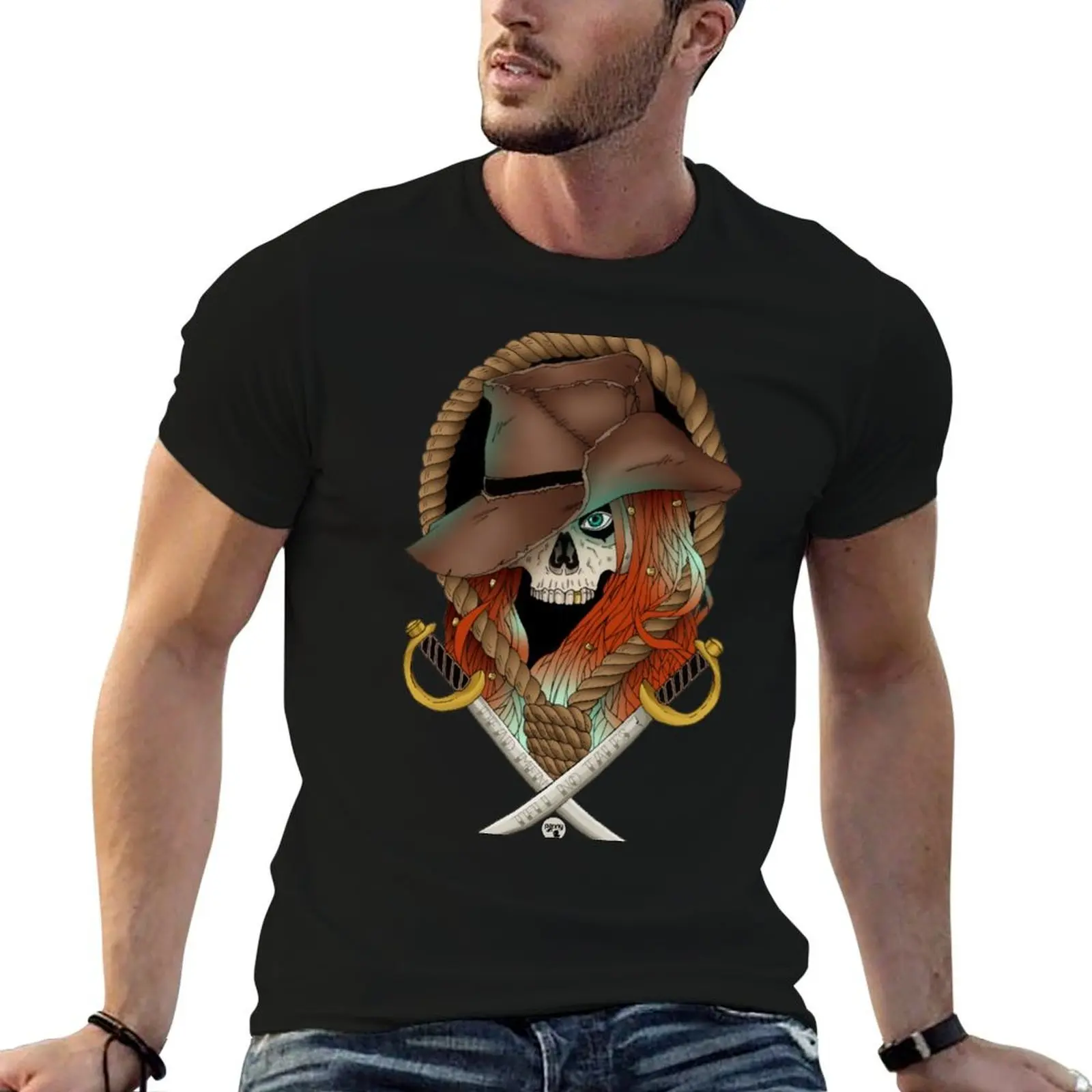 

Dead Men Tell No Tales T-Shirt t shirt man plain t shirt men 100% cotton luxury brand anime tshirt T-shirt