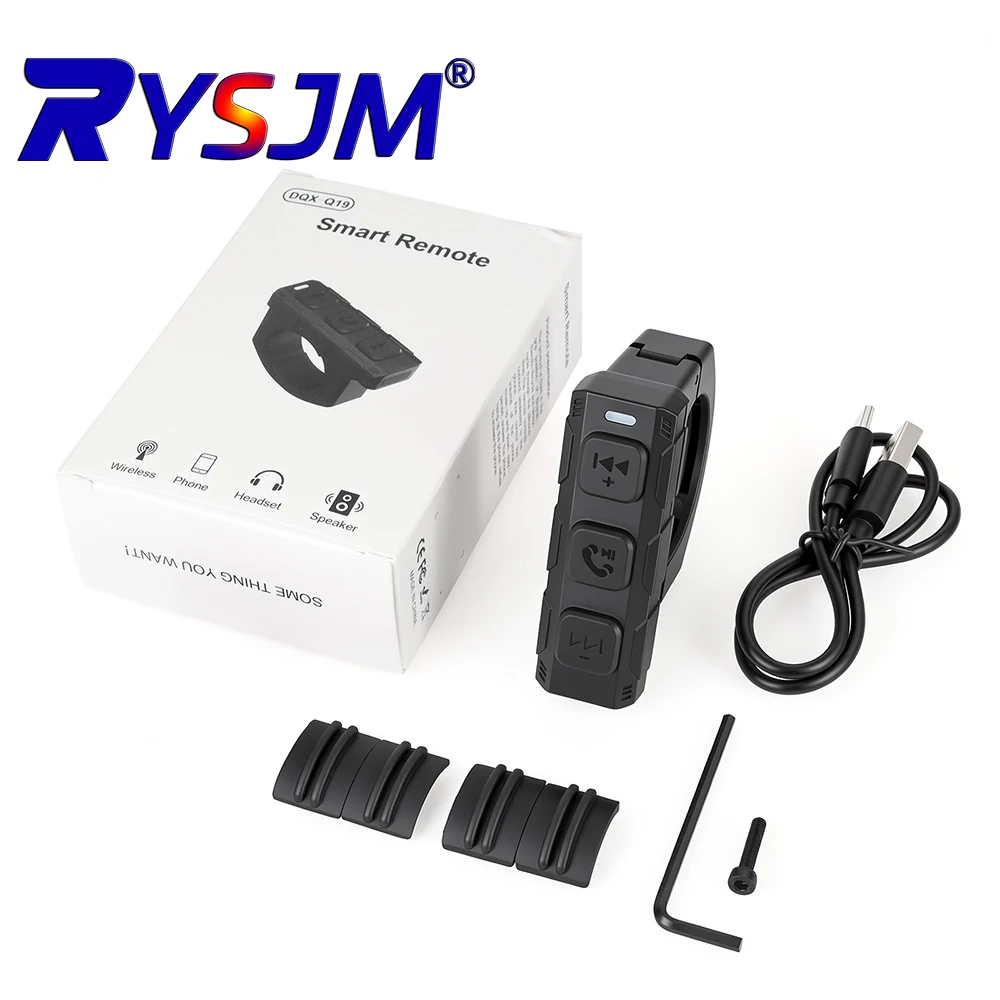 Smart Steering Wheel Controller Handlebar Remote Control For Motorcycle Helmet Headset Earphone Remote Controller Music Player