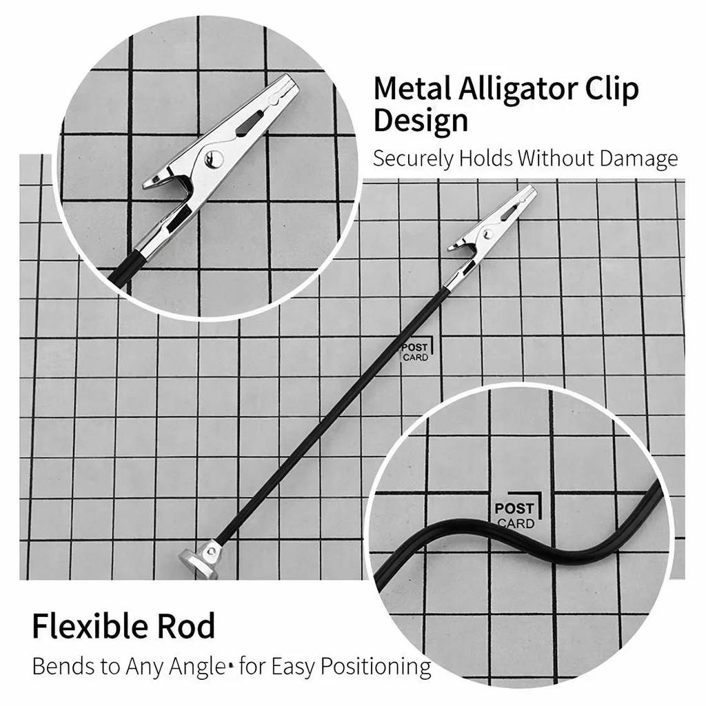 MSWZ MS095 Flexible Magnetic Painting Clip, Bendable Model Coloring Holder for Gundam Military Model Airbrush DIY