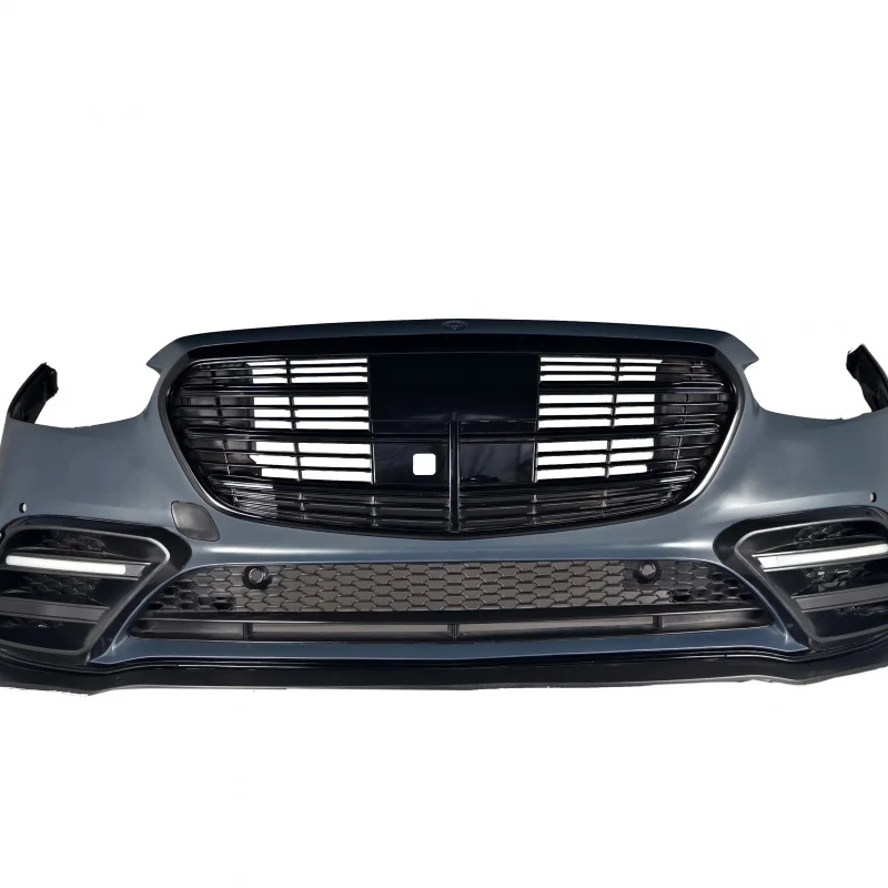 

Front Suitable for 2021-2023 Mercedes W223 BRABUS S Style Upgrade Body Kit Easy Install Bumper