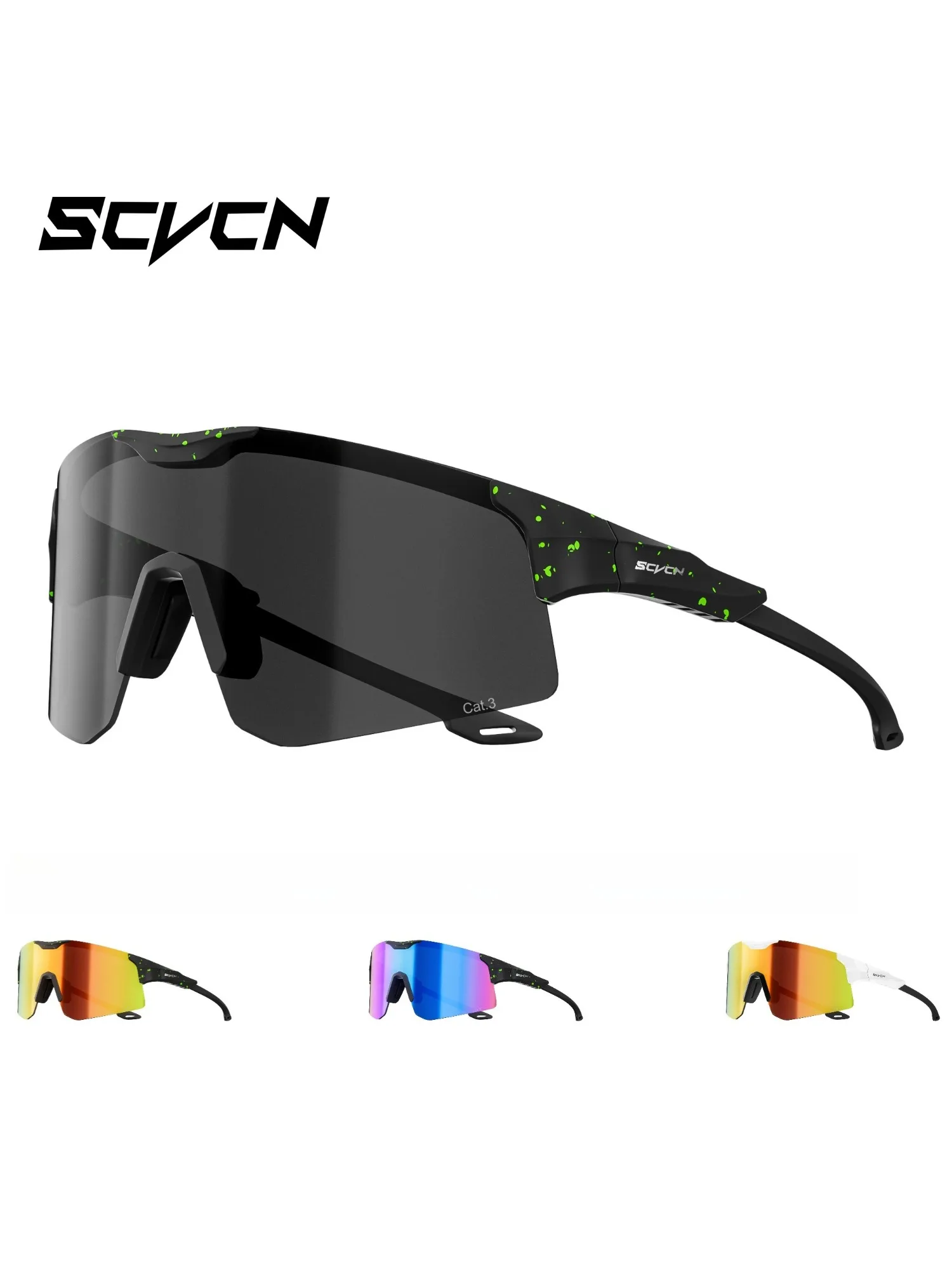 AliExpress SCVCN Sports Sunglasses Cycling Glasses MTB Riding Speed Skating UV400 Fishing Goggles Man Woman Bike Bicycle Hiking Eyewear